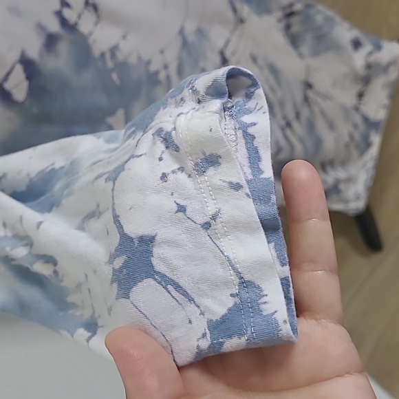 Young Fabulous & Broke Blue and White Yie Dye Dress Size Large - Picture 5 of 10